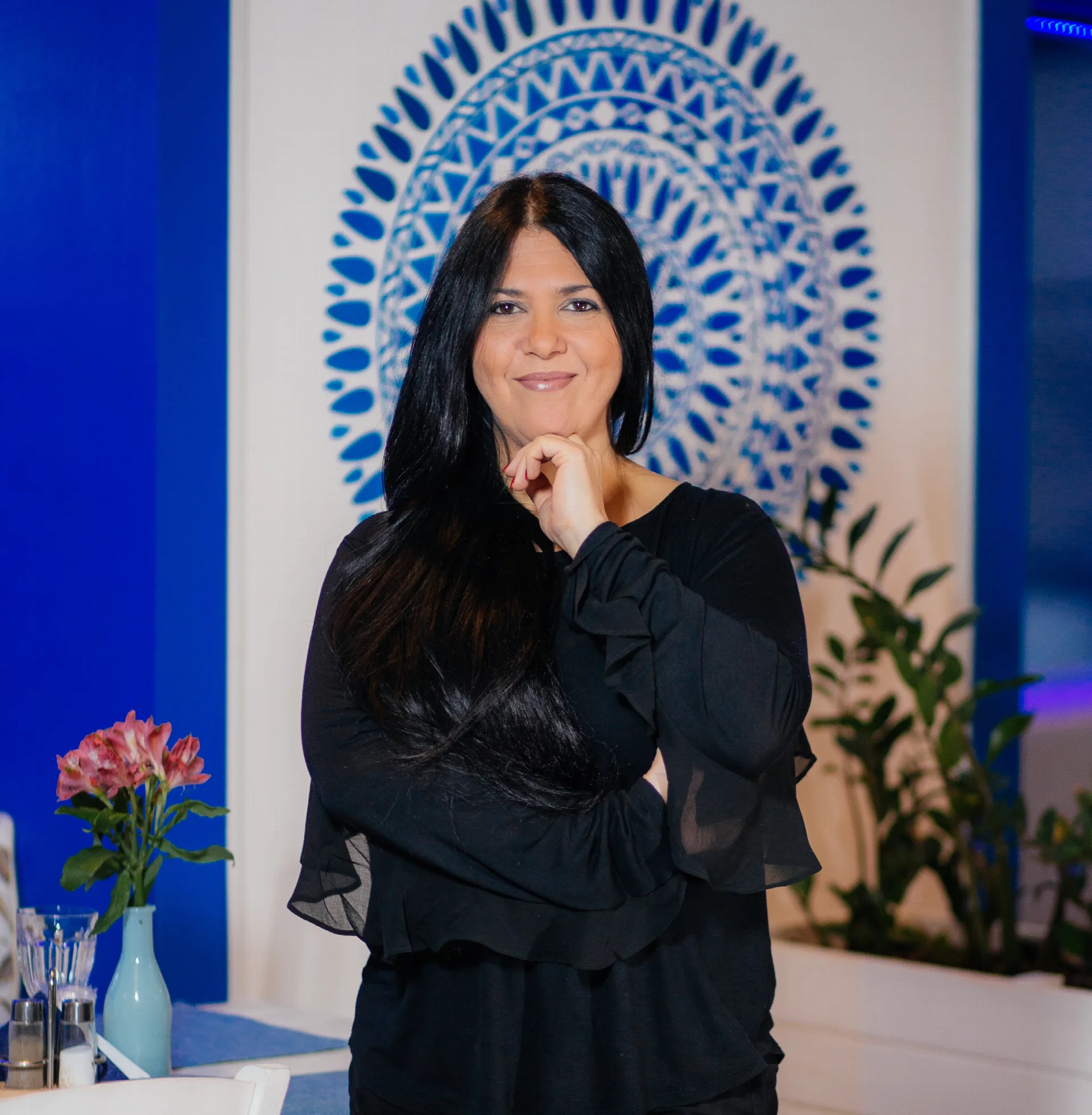 Elen, owner of the Greek restaurant Porto Mykonos