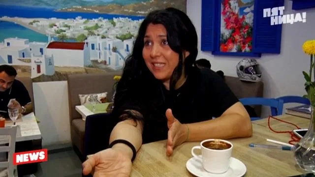 Still from the video “Eleni on ‘Pyatnitsa’”
